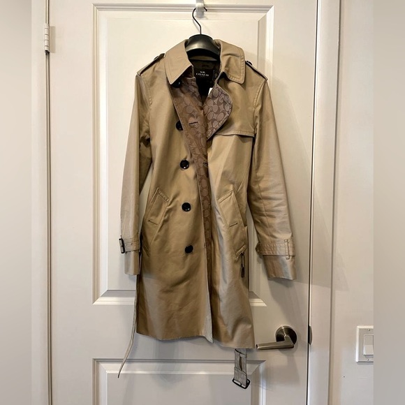 Coach trench coat - Picture 4 of 8
